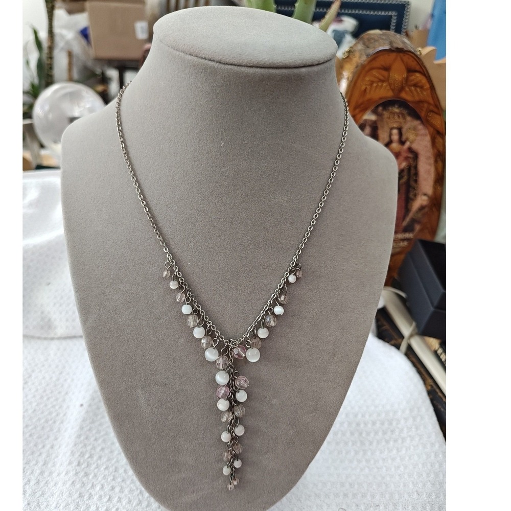 Necklace‎ Beaded Drop Y-Shape Adjustable Chain